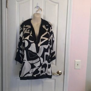 NWOT 100% Silk kimono blouse